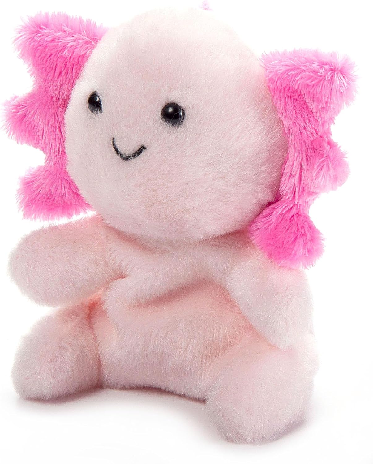 The Petting Zoo Axolotl Stuffed Animal Plushie, Gifts for Kids, Nuggetz Animals, Salamander Plush Toy, 6 inches