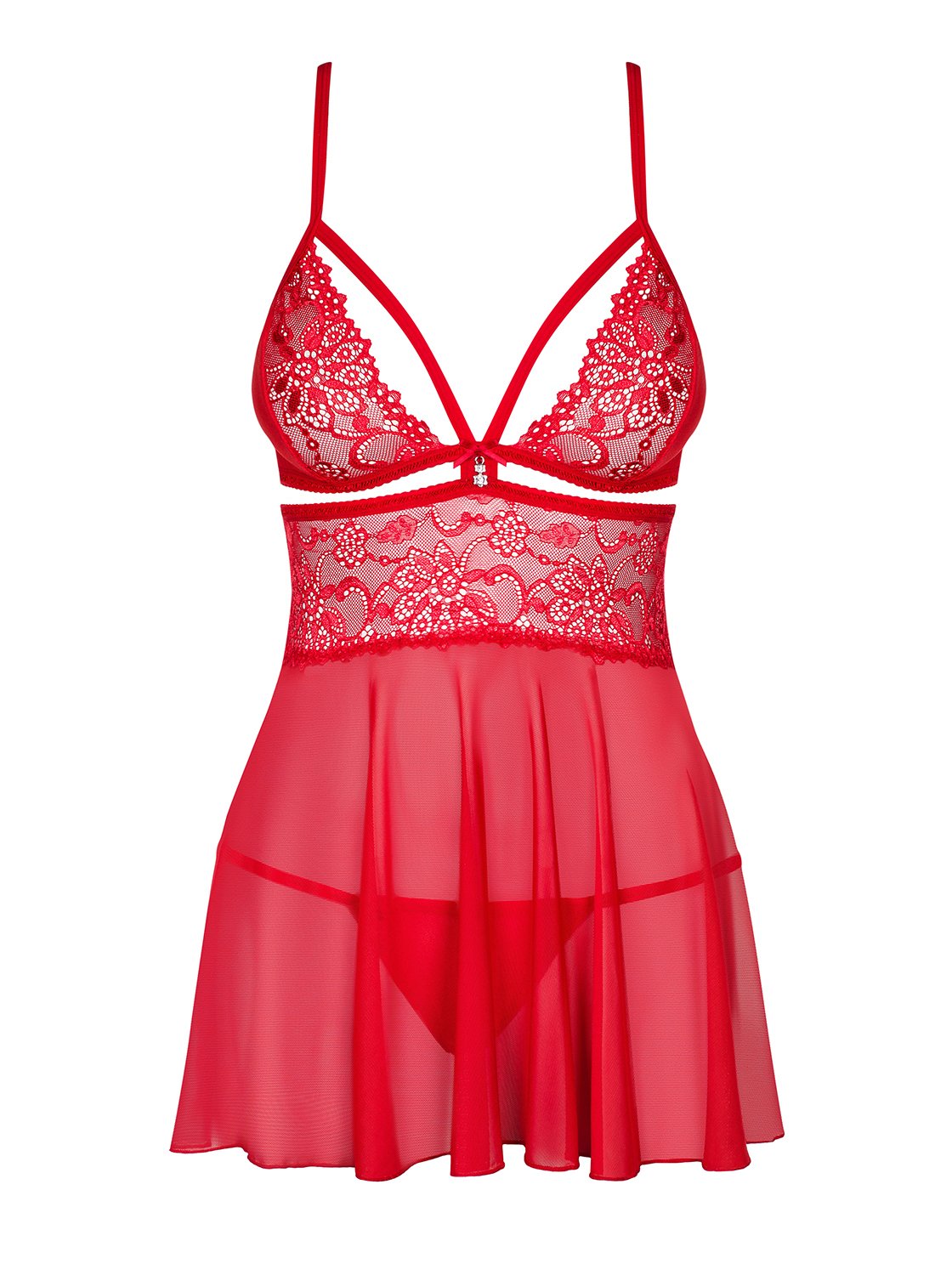 Obsessive Damen Babydoll mit String