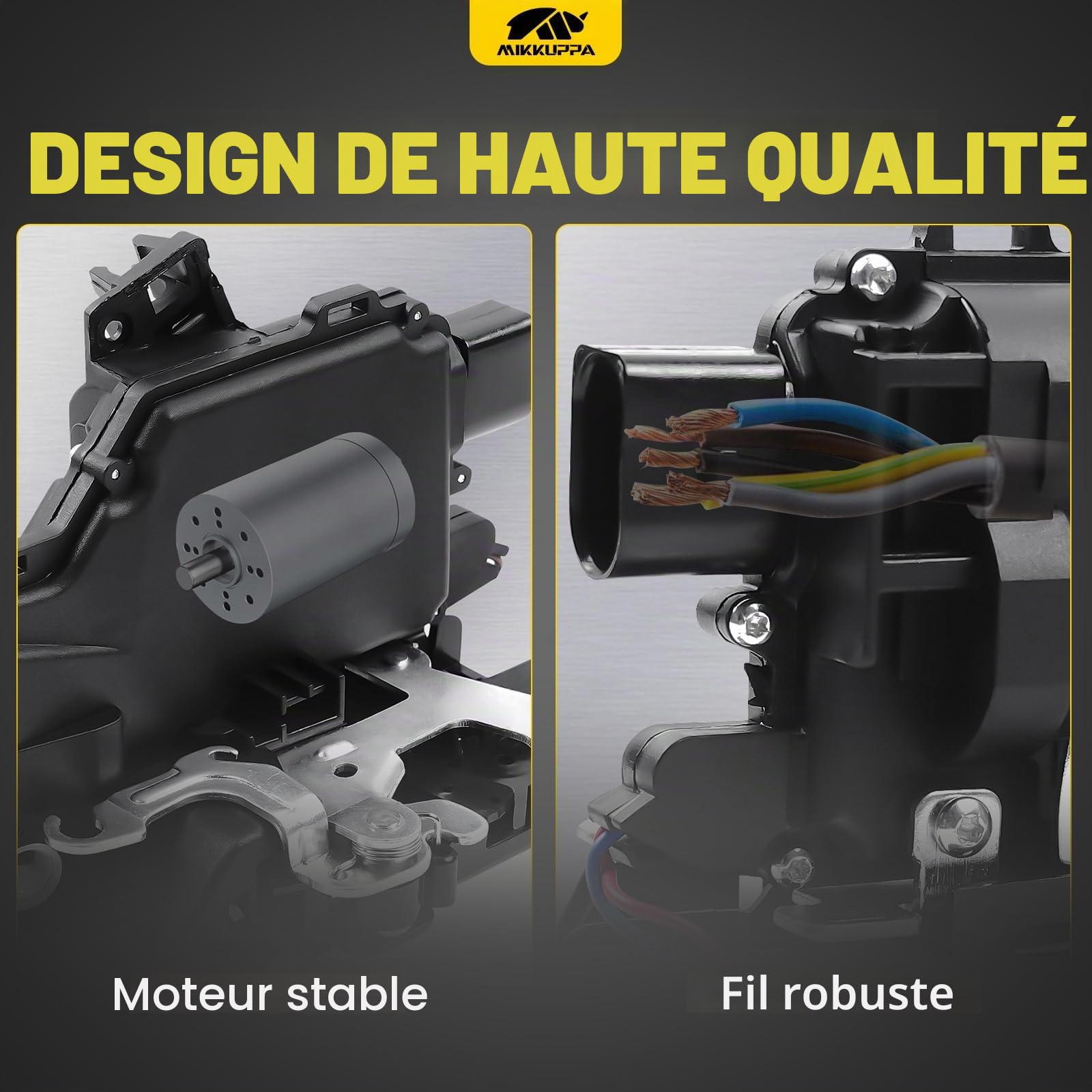 Serrure de porte avant droite pour Golf 4 Bora Passat 3B, MIKKUPPA 3B1837016A Servomoteur avec verrouillage centralisé