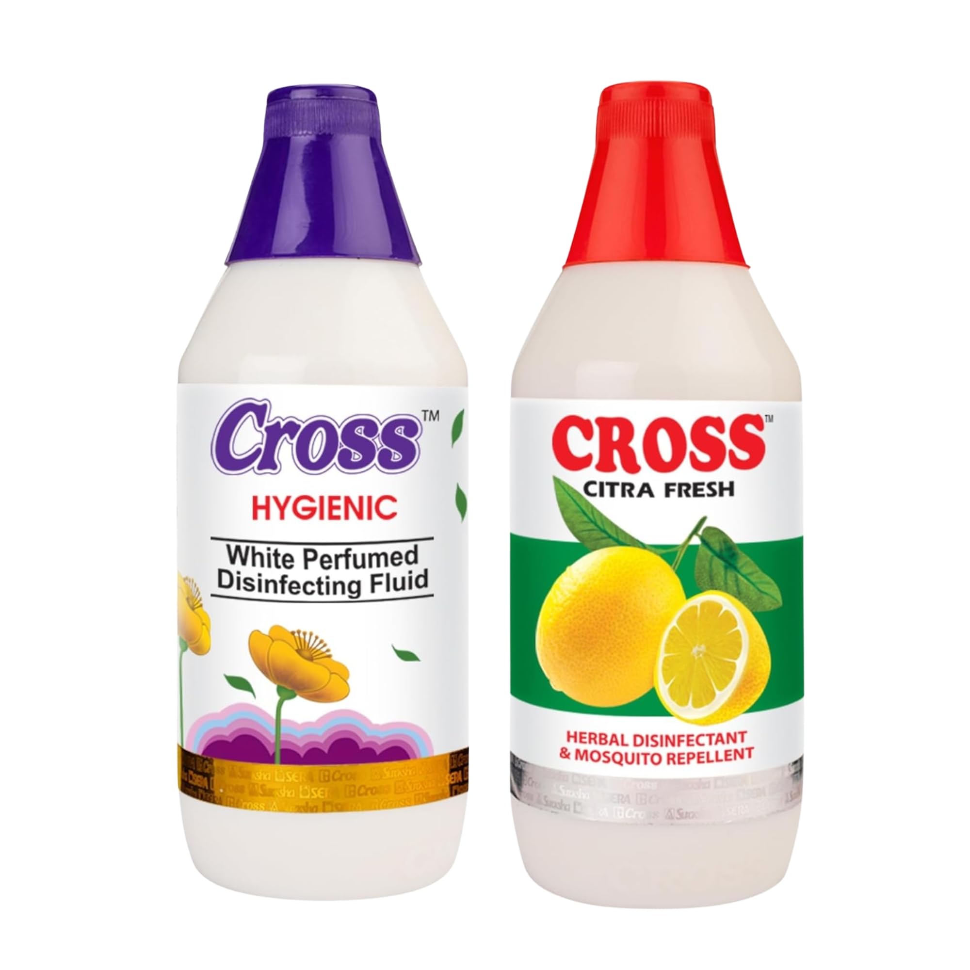 CROSS Hygiene Disinfectant 500ml with Citrafresh Floor Cleaner 500ml Combo for Floor Surface & Bathroom Cleaning-image-42