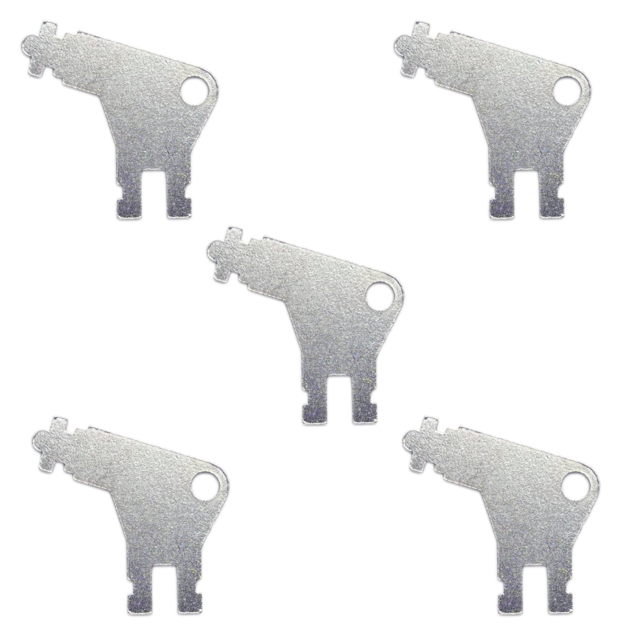 (5) Dispenser Keys for Georgia Pacific Kimberly Clark San Jamar SCA Cormatic Toilet Paper, Paper Towel, and Soap Dispenser (5)