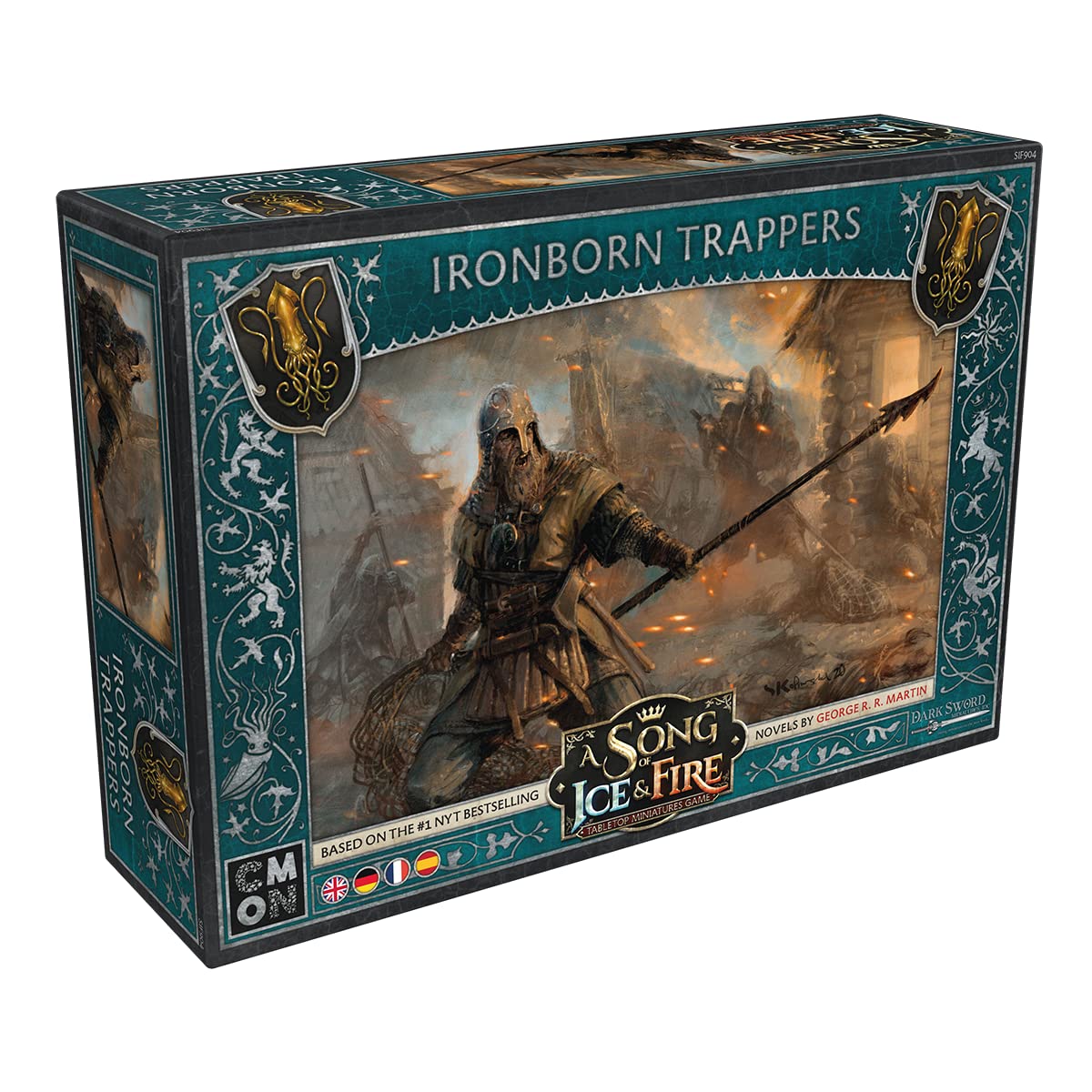 CMON Canción de Hielo y Fuego Elefantes de Guerra de la Compañía Dorada Juego de Miniaturas — view 12