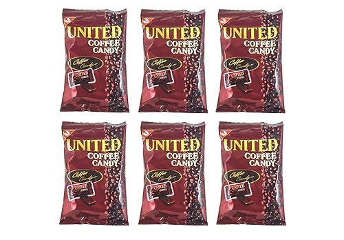 United Coffee Candy 4.41 oz, 6 unidades