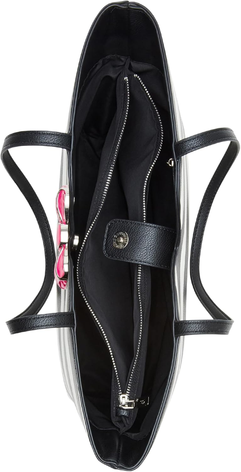 Betsey Johnson Striped Bow Tote - Image 5