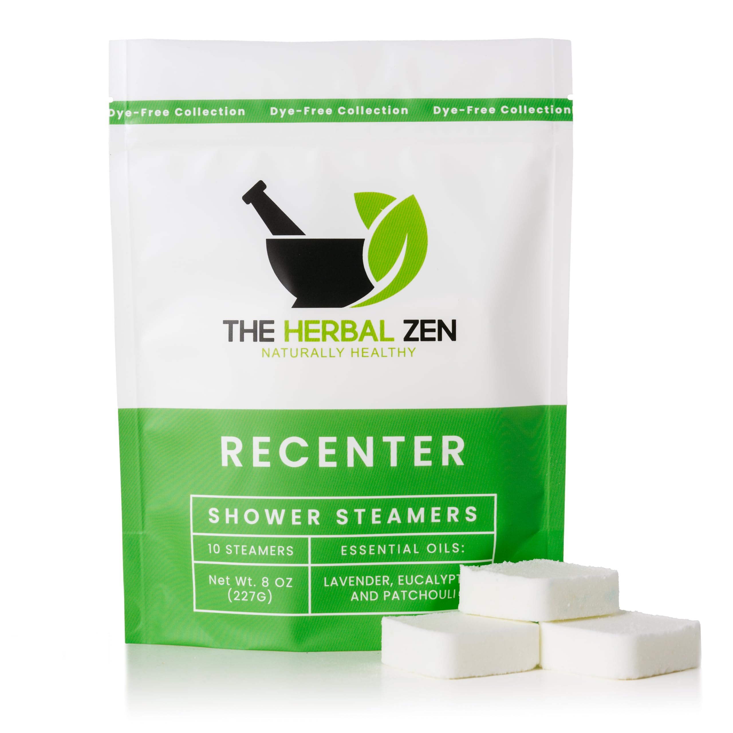 Herbal Zen Aromatherapy Shower Steamers with Essential Oils, 10 Pack