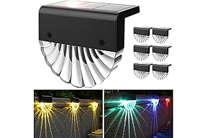 Solar Powered Porch Railing LED Light