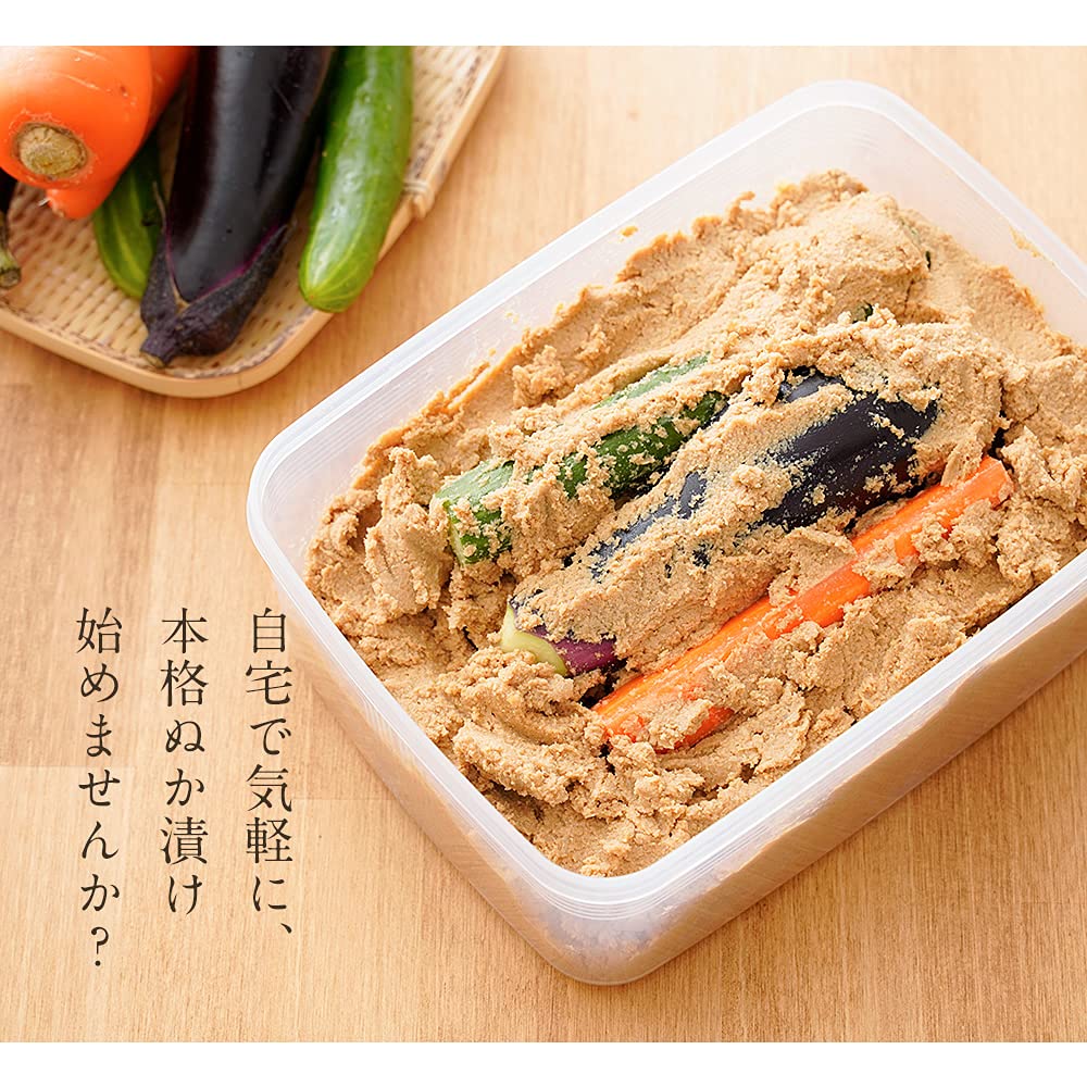 Amazon.co.jp: [樽の味］ 漬けもん屋のカンタン ぬか床 セット 無添加