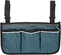 Vista 12 de PATIKIL Bolsa para reposabrazos para silla de playa, impermeable, para colgar en silla de playa, bolsa de almacenamiento para reposabrazos, revista