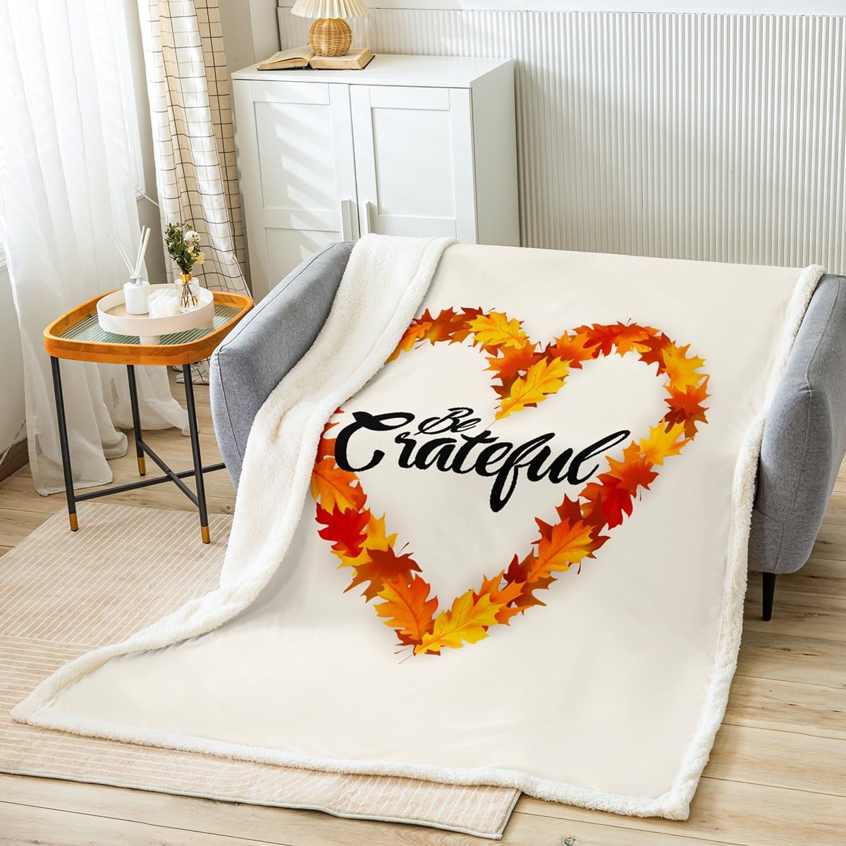 Homemissing Loup Laine Couverture 130x150cm Enfants Automne Peluche