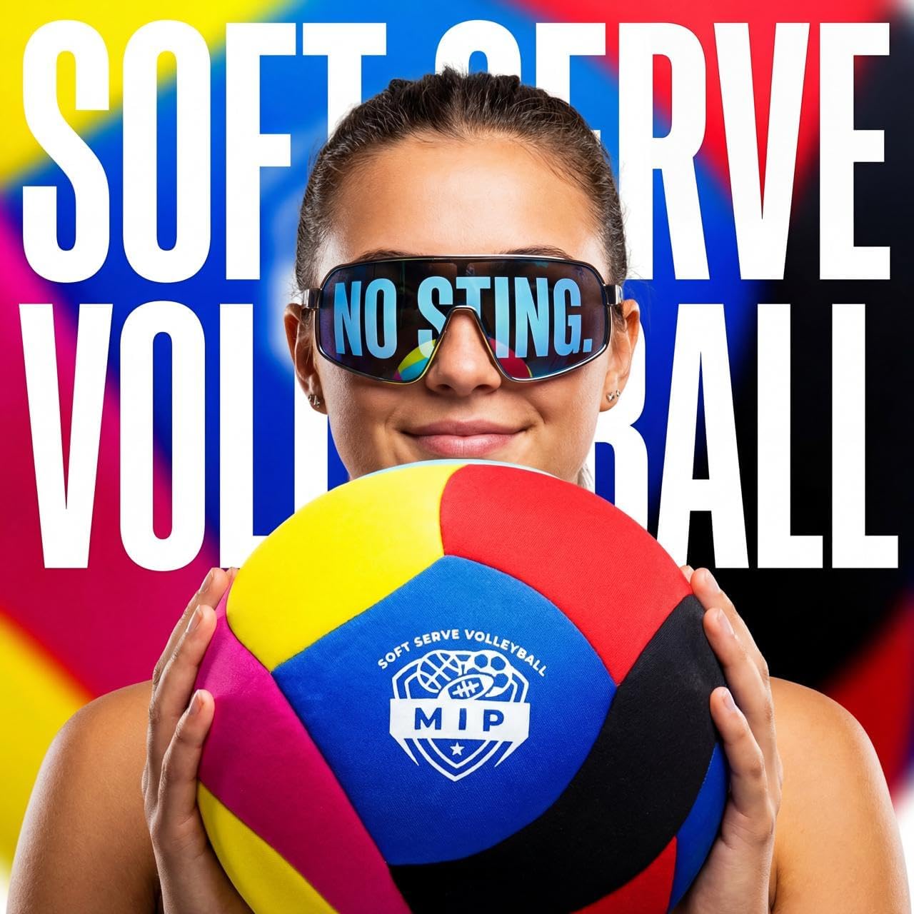 MIP SoftServe Indoor Volleyball – Lightweight Padded Ball for Kids. CPC Certified for Toddlers. No Sting. Real Bounce. Safe Indoor Play. Gentle on Furniture - Image 2