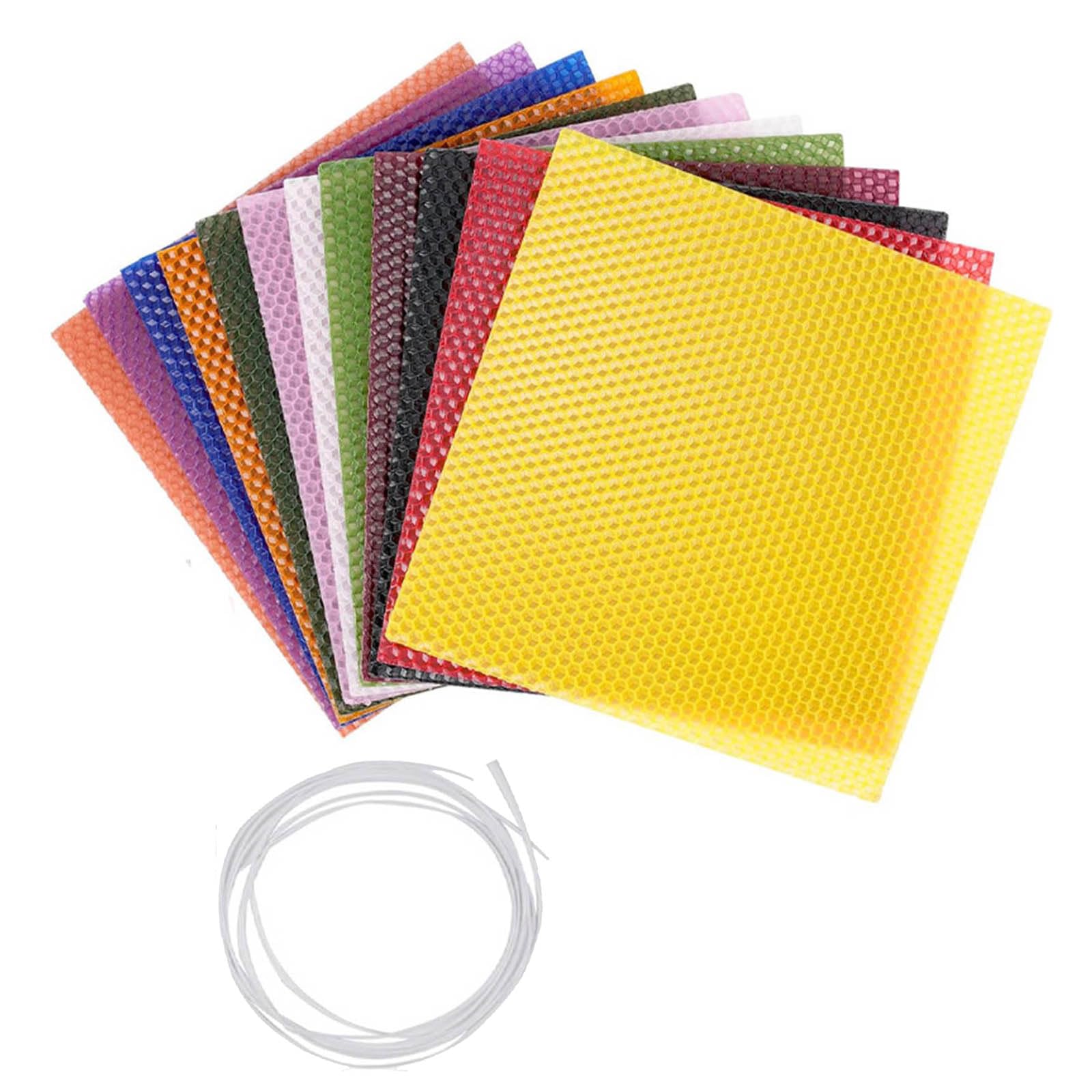 Kit fabrication bougies cire : fournitures artisanat et feuilles pour noël