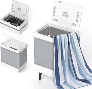 Handduksvärmare hink med LED-display timer och automatisk avstängning för badrum spa och hemmabruk