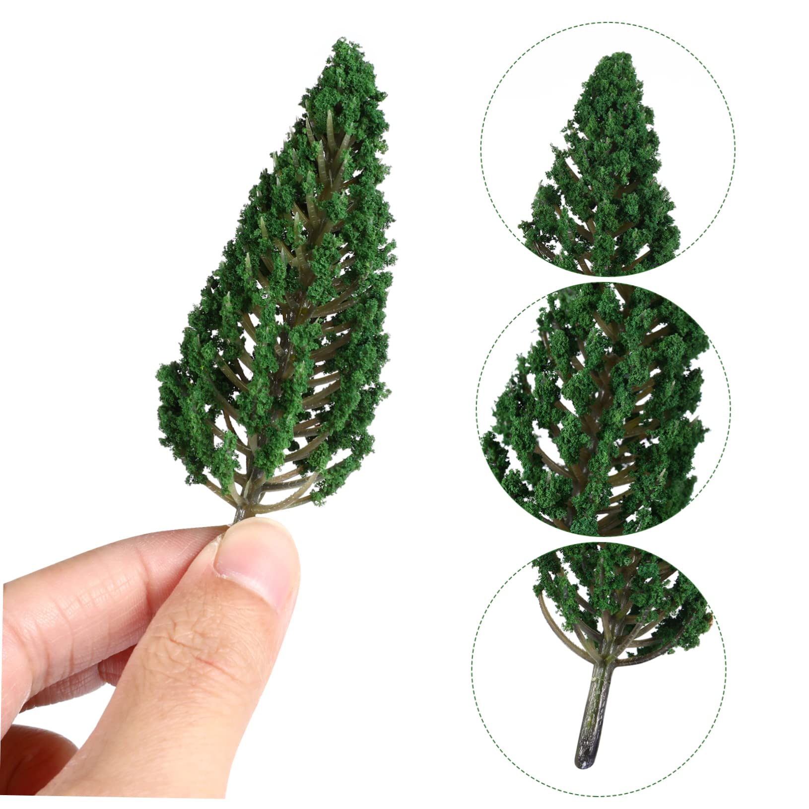 48pezzi Miniature Model Trees Per Diorami e Decorazioni Realistiche Per Ferrovie e