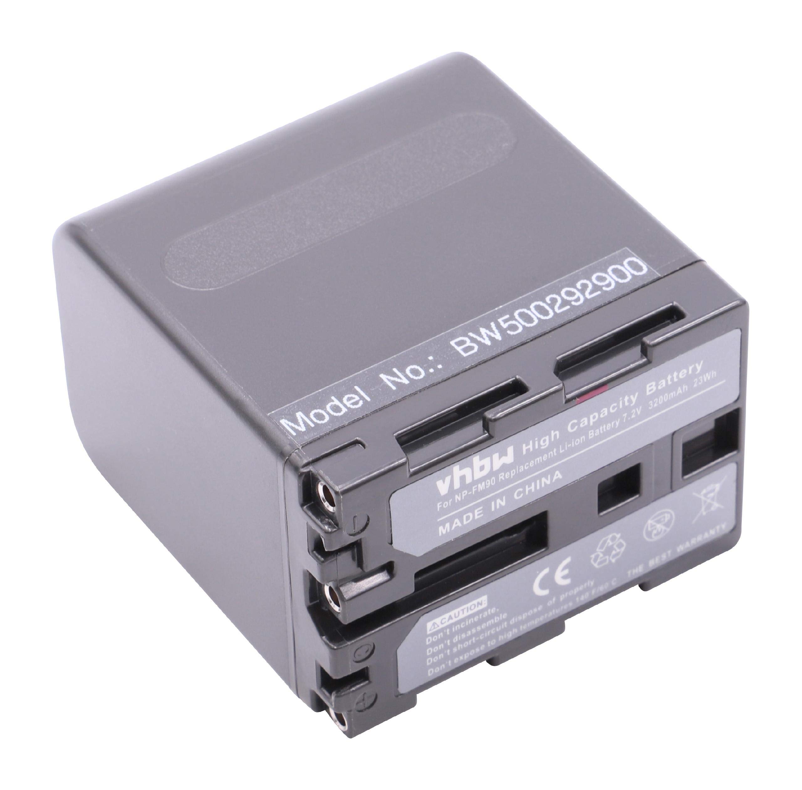 vhbw 1x batteria compatibile con Sony DCR-TRV6, DCR-TRV480E, DCR-TRV480, DCR-TRV50, DCR-TRV530 videocamera camcorder (3200mAh, 7,2V, Li-Ion)