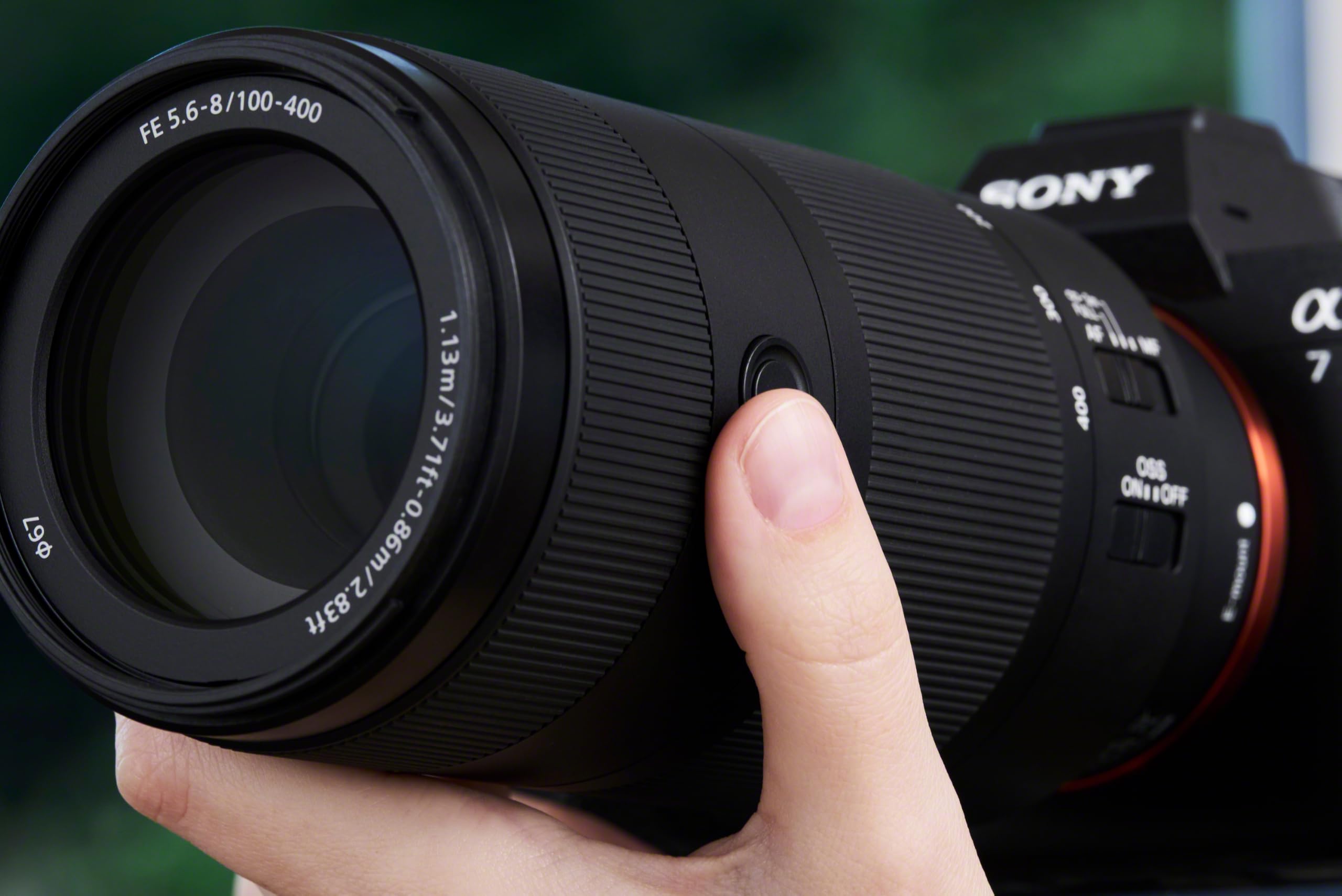 Sony FE 100-400mm F5-6.3OSS Obiettivo Zoom Teleobiettivo Full-Frame | Obiettivo full-frame per bird watching e la fotografia di animali, natura, wildlife, sport, viaggio, città e aviazione