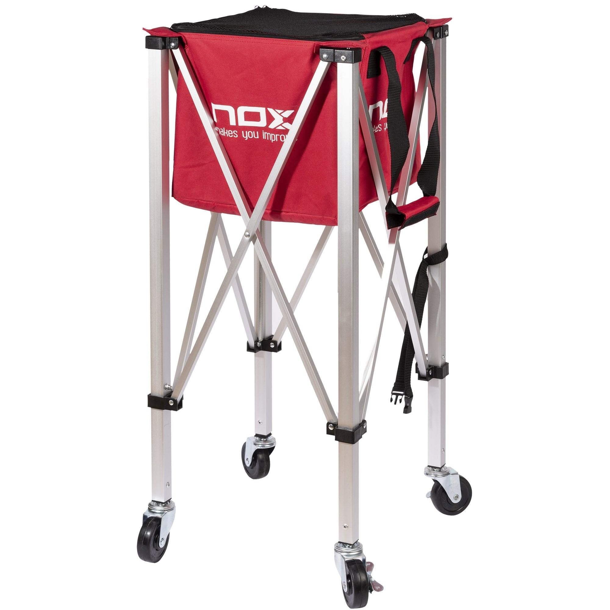 NOX Cesto Plegable con Ruedas para Clases de pádel