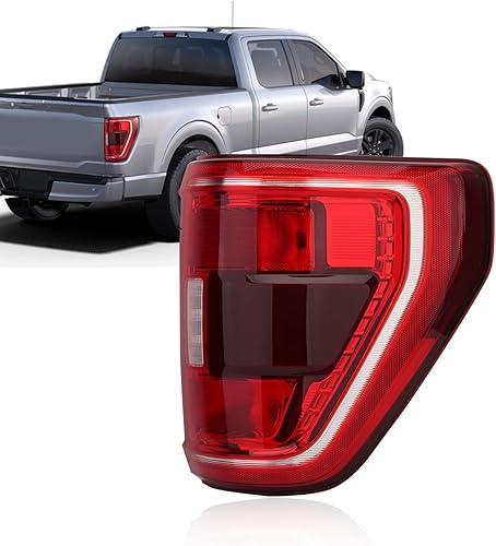 Miniatura 1 de MZORANGE Luz trasera halógena de freno para Ford F150 F-150 XLT 2021 2022 sin bombilla lado derecho del pasajero