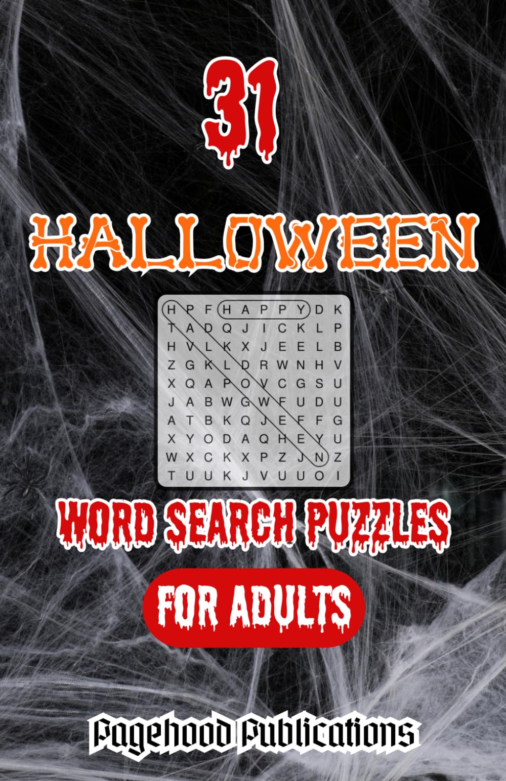 31 HALLOWEEN Word Search Puzzles for Adults | Scary Word Search Puzzles | Halloween Word Search | Spooky Halloween Gift | Halloween Activity Book | ... Gift in October! | Autumn | Fall | Samhain