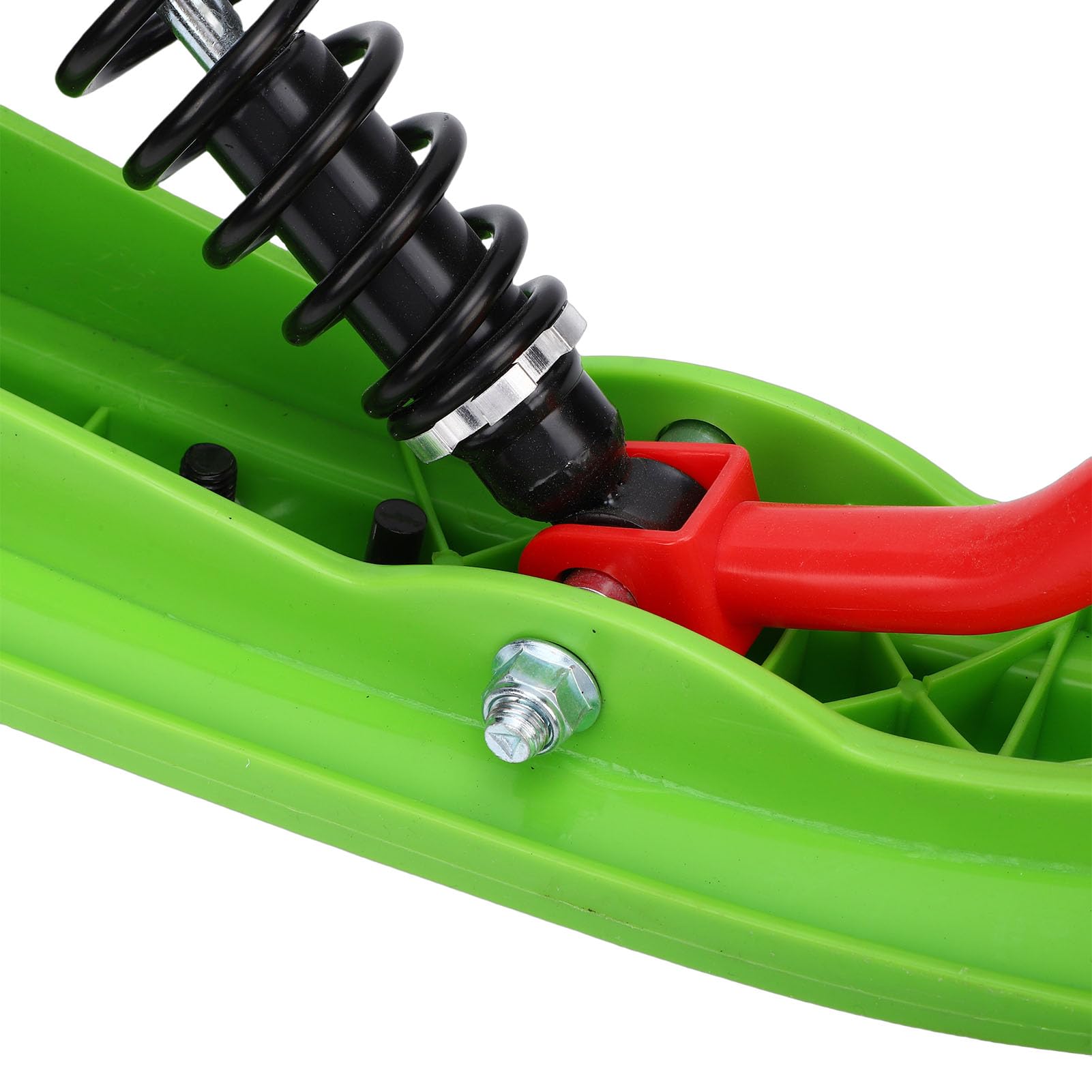Generic Zestaw Nart Snow Racer Plastikowy Zwiększony Chwyt Antypoślizgowy Odporny na Wstrząsy Sanki Zimowe dla Entuzjastów Spędzania Czasu na świeżym Powietrzu ABS Metal 2 szt.