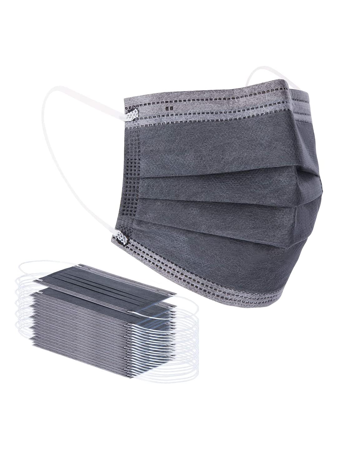 hobf Adult 3-Ply Disposable Surgical Face Mask, Adjustable Nose Pin, Grey Color face masks for men & women 1 Count (Pack of 100 Pcs. 3Ply Mask GREY-13 (B0BTDBSHBM) Amazon Price History, Amazon Price Tracker