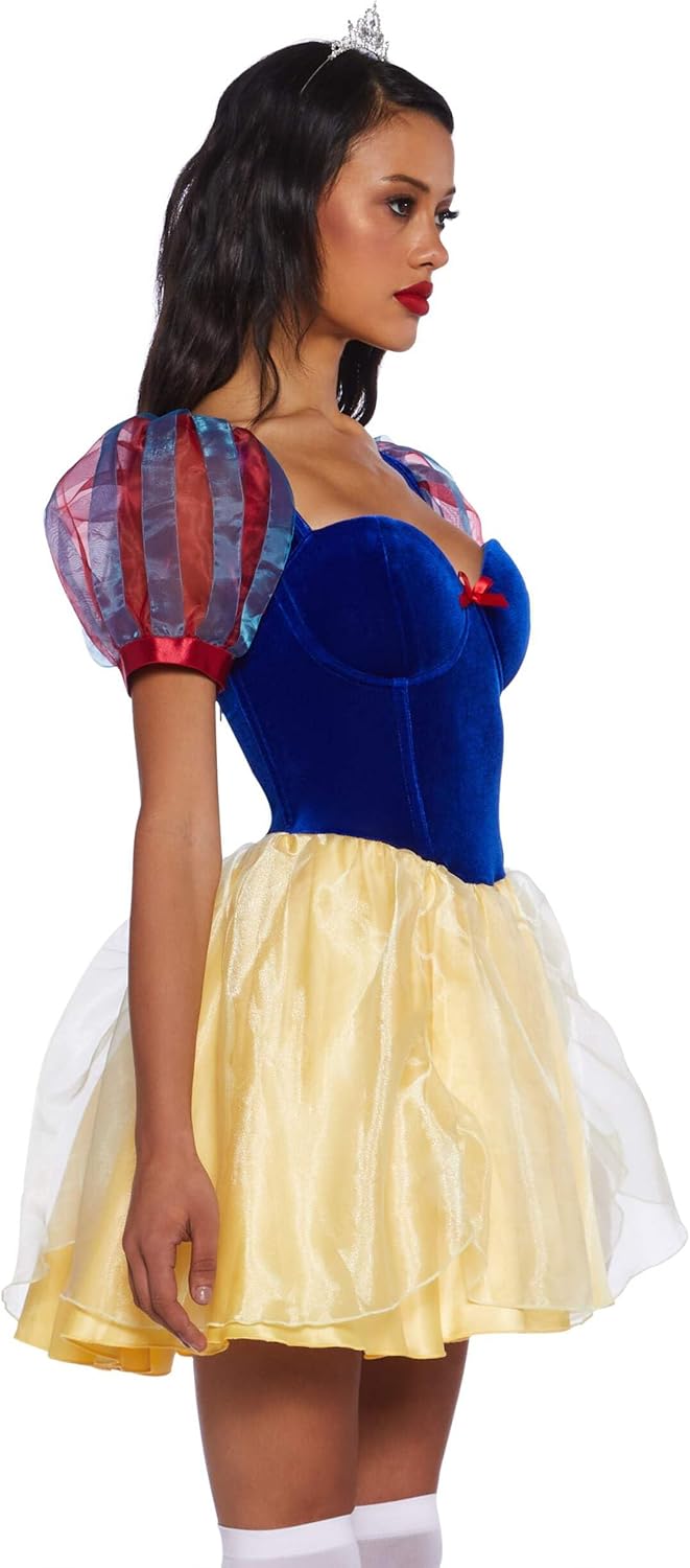 Dolls Kill Fairest Princess Costume - White Snowy Princess Outfit by Trickz N' Treatz - Image 3