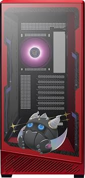 MSI PANO 130R MLG Edition - ATX Mid-Tower Oyun PC Kasası - 270 derece Temperli Cam Panel - 360 mm'ye kadar Radyatöre Kadar Sıvı Soğutma Desteği - Önceden Takılmış 4X ARGB Fanlar