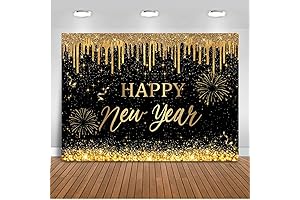 Mocsicka Happy New Year 2024 Backdrop