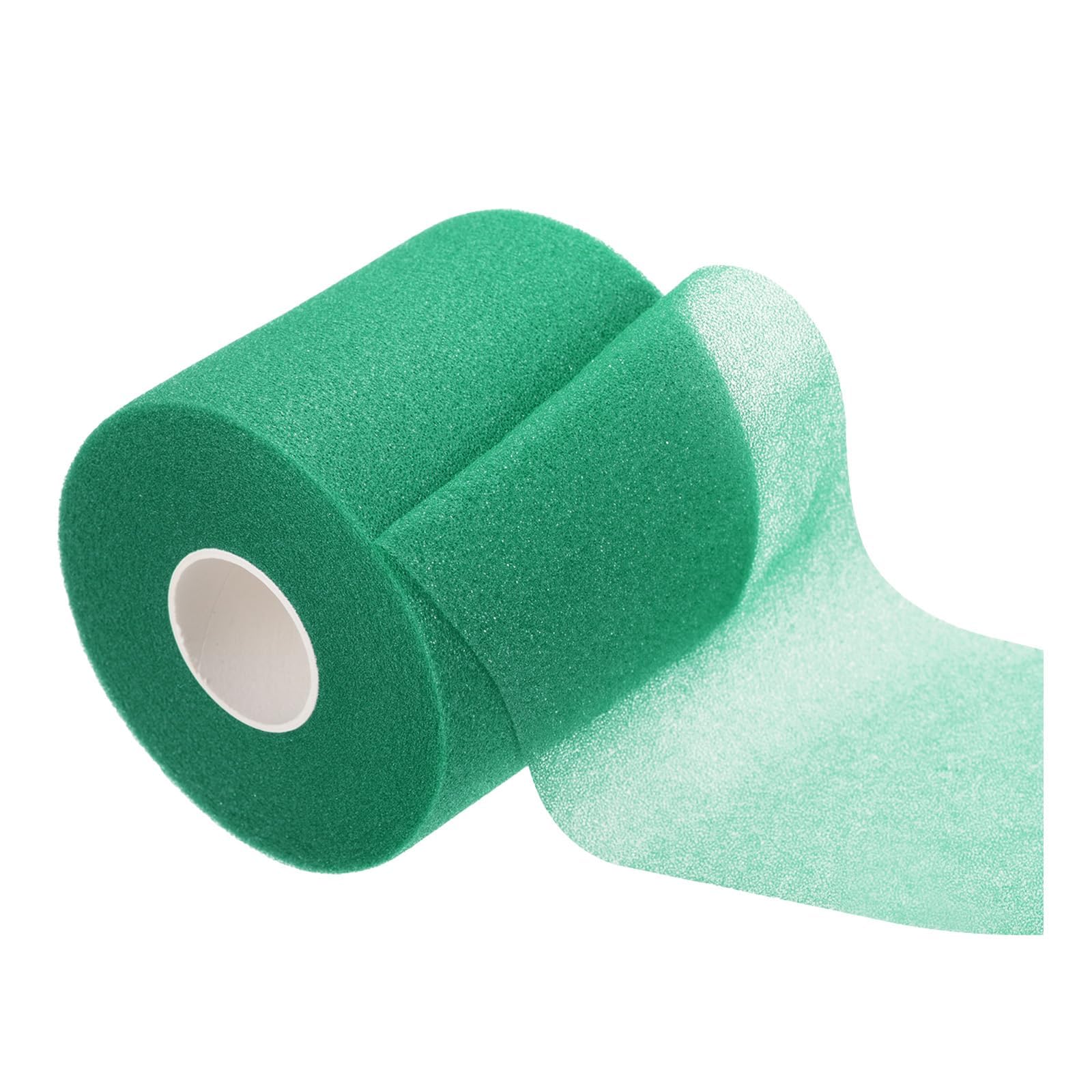 GODSDWARES Badminton Grip Tape, Cushion Wrap For Badminton Grip, Badminton Grip Roll Pre-Wrap Sports Tape 10 m × 70 mm Black (Green) 1