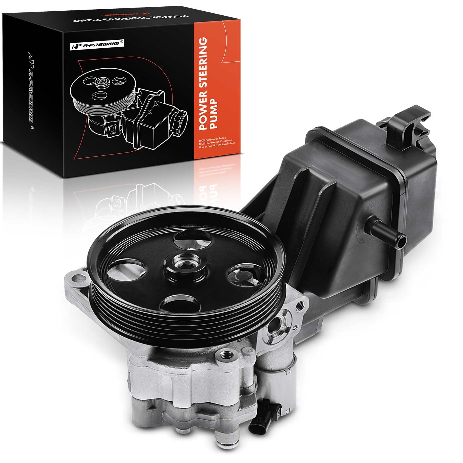 Amazon.com: A-Premium Power Steering Pump, with Pulley & Reservoir 