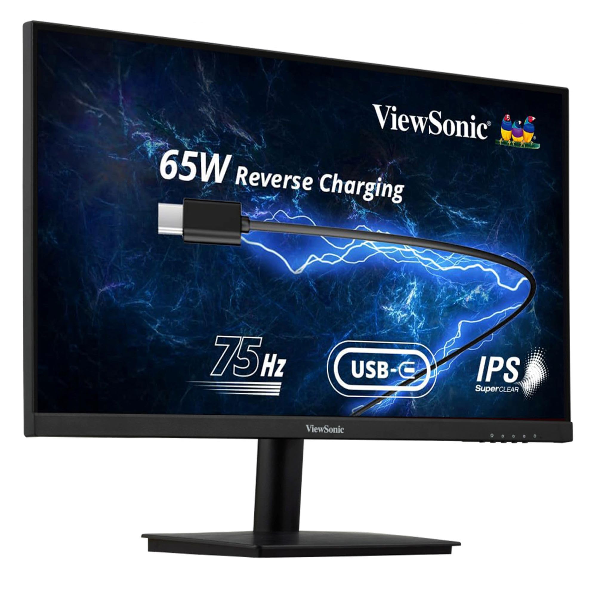 ViewSonic 60.96 Cm (24") IPS FHD Professional Monitor USB Type-C One Cable Solution with 65W Laptop Charge Back, Bezel Less, Wall Mount, 2X Speaker, HDMI, VGA, USB-C, Eye Care, 104% SRGB- VA2409-MHU (B0B7RRY13Z) Amazon Price History, Amazon Price Tracker
