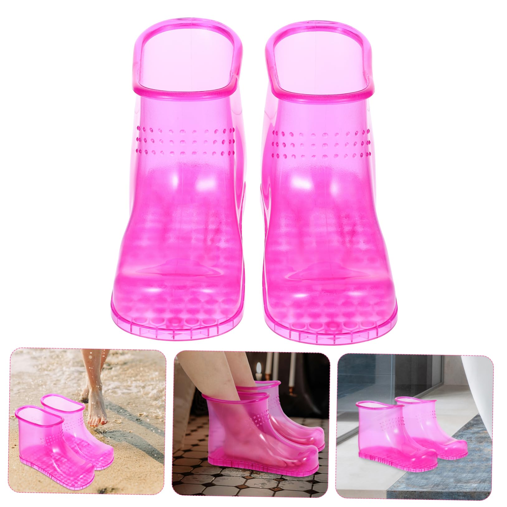 Scarpe per Pediluvio da 1500ml in Pvc, Massaggio Plantare