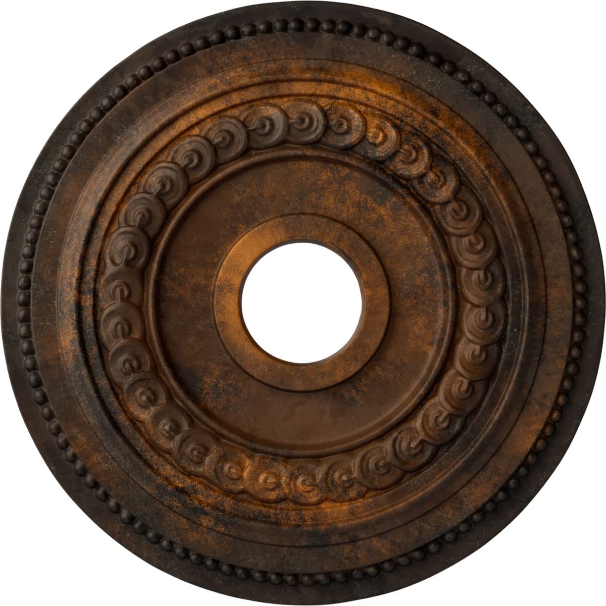Médaillon de plafond Oldham résistant Cm18ol1amf pour habiller élégamment vos fixations