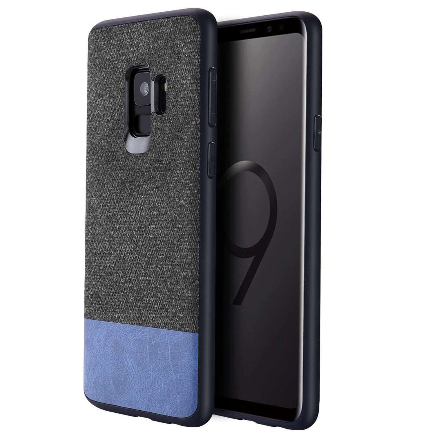 KAPA Back Cover for Samsung Galaxy S9 (Leather_BlackBlue) (B07CXZ7KQ7) Amazon Price History, Amazon Price Tracker