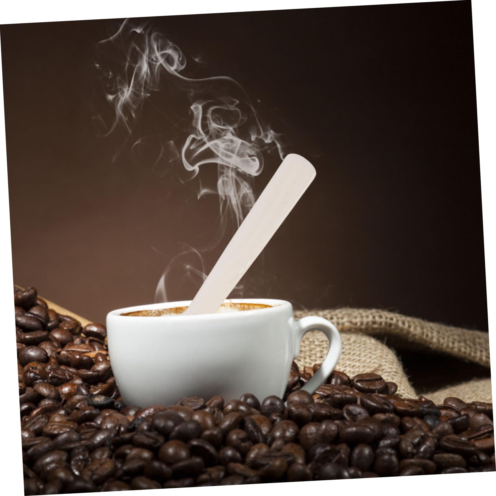 Amosfun 10 Stk Natürlicher Schalenlöffel Kaffeelöffel Espressolöffel Kaffeelöffel Für Den Haushalt Retro- Löffel Für Kaffee Schale Mini-löffel Hülse