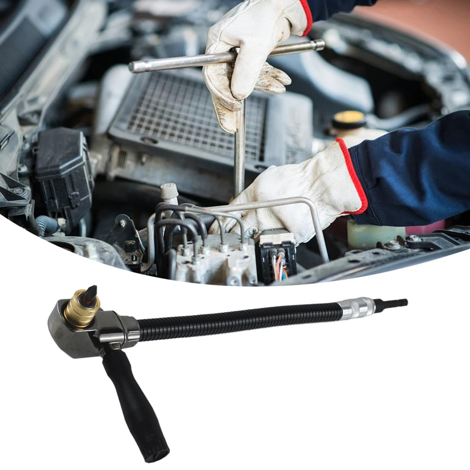 Estensione flessibile per punte da trapano con adattatore per trapano ad angolo retto Albero flessibile per cacciavite elettrico Trapano elettrico