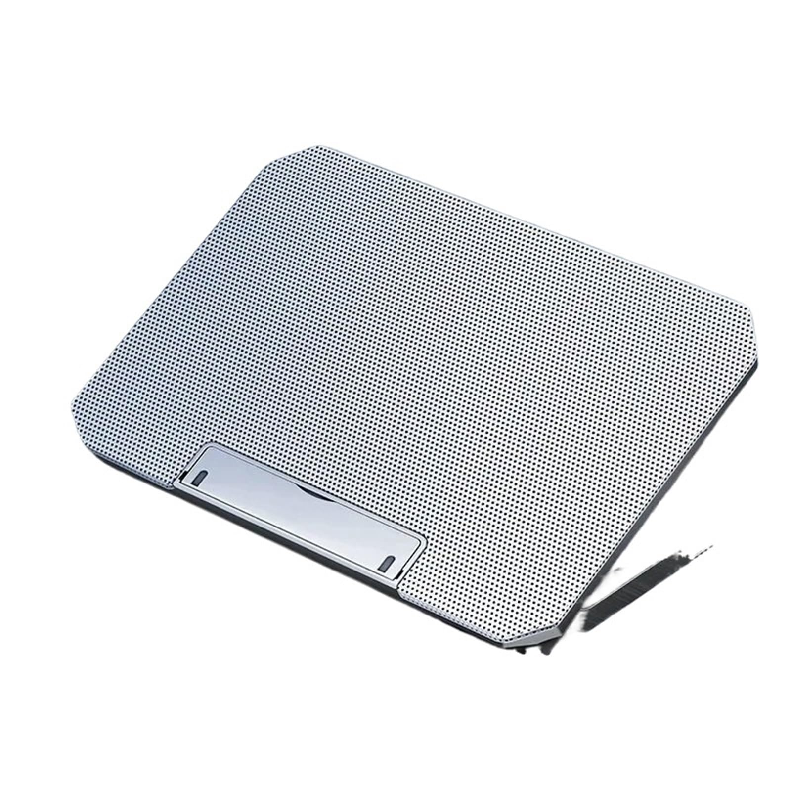 Wentylator do laptopa do gier, ekran Led, dwa porty USB, 2600 obr./min, podstawka chłodząca do laptopa, stojak na notebooka Podkładka chłodząca pod laptopa(Q100-white)