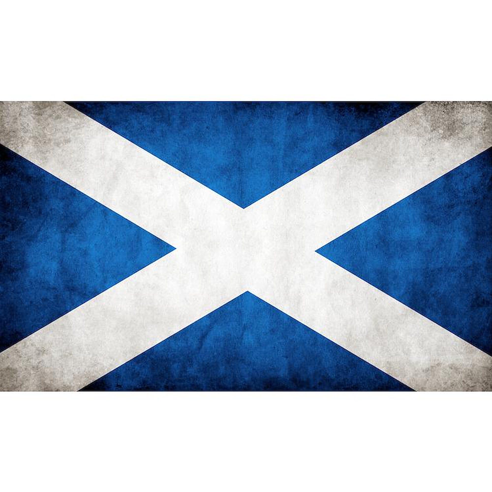 CafePress Antiqued Scottish Flag Rectangle Car Bumper Magnet