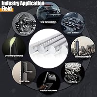 Vista 6 de 2 piezas de varilla redonda de aluminio de 1 pulgada de diámetro, varilla redonda de aluminio 6061 de 13" de largo, T6511 sólido nuevo stock