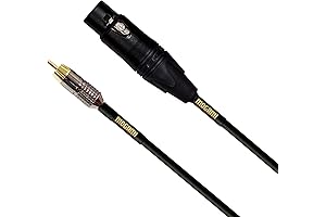 Mogami GOLD XLRF-RCA-06 Unbalanced Audio Adapter Cable: Excellence in Audio Transmission