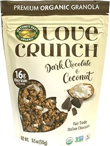 Nature's Path Organic Love Crunch Premium Granola, Dark Chocolate Macaroon, 11.5 Ounce