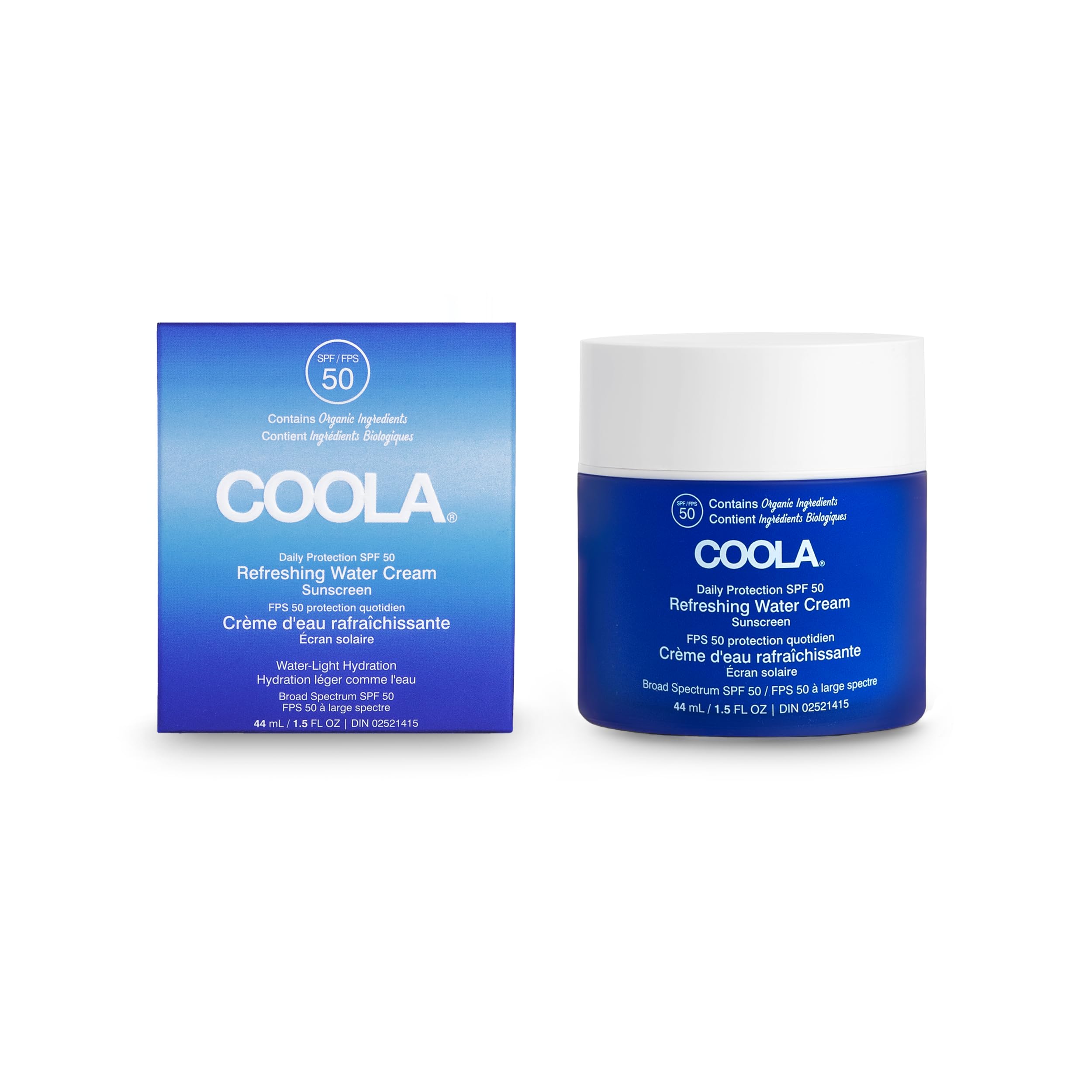 COOLA Refreshing Water Cream Face Sunscreen SPF 50, 44ml