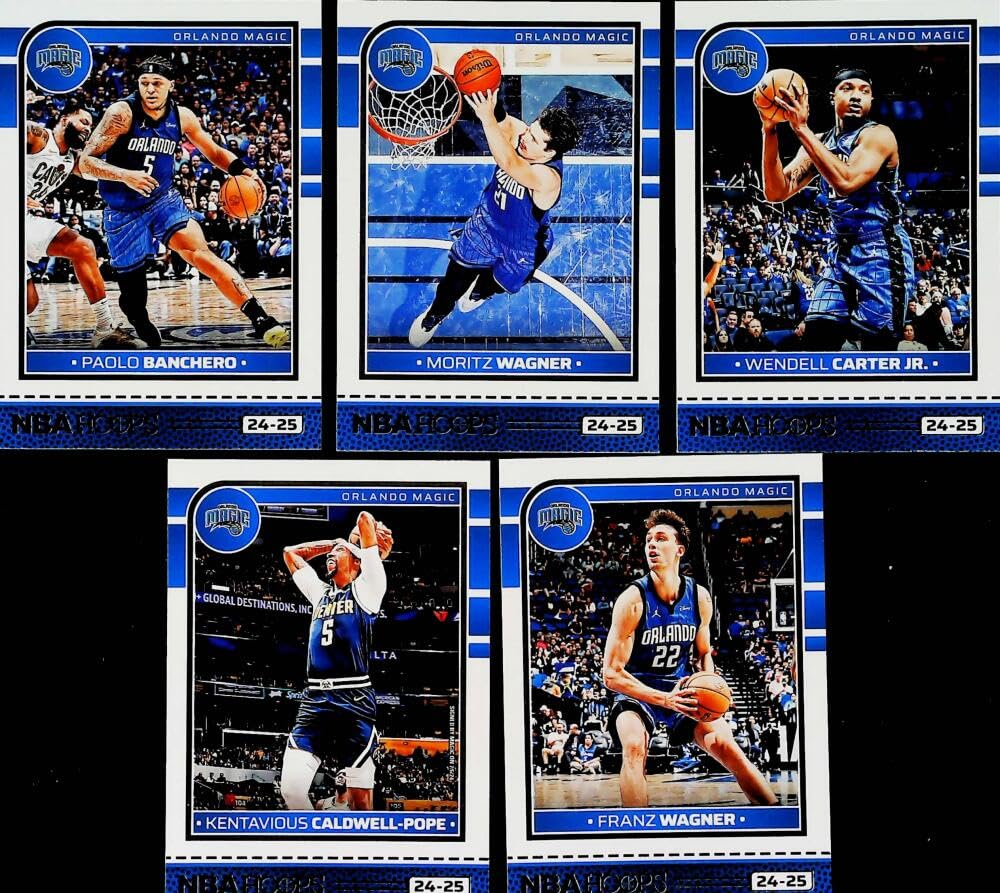 Amazon.com: 2024-25 Panini NBA Hoops Orlando Magic Team Set