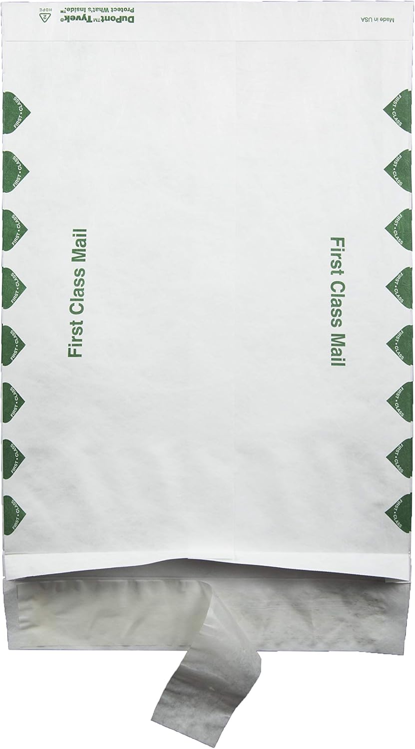 Survivor R1470 Tyvek USPS First Class Mailer Box of 100 and R4510 Tyvek Expansion Mailer Case of 100