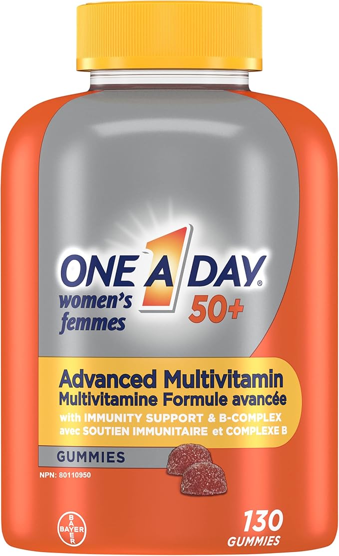 One A Day Women 50 Plus Multivitamin Gummies- Advanced Multivitamin ...