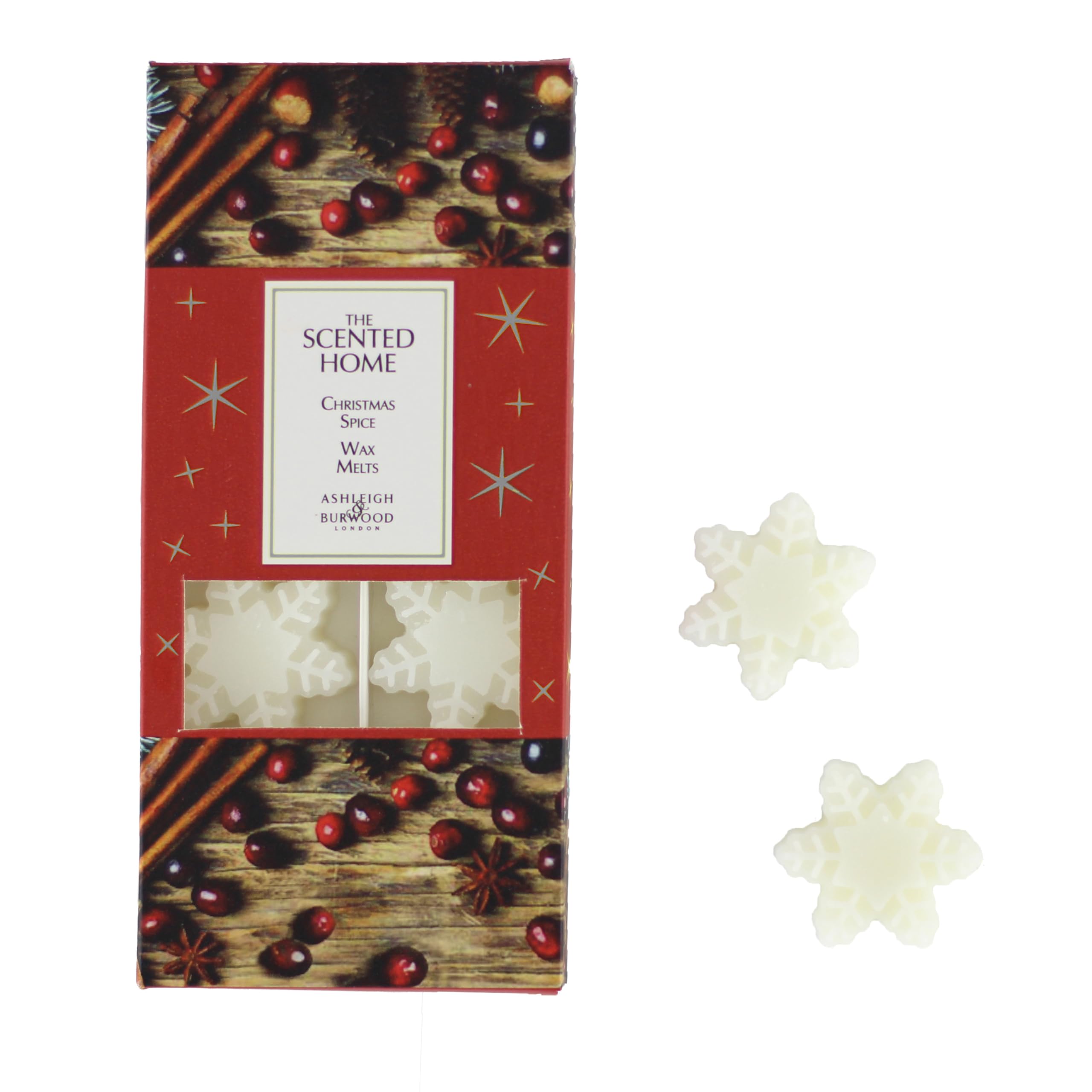 ASHLEIGH & BURWOOD The Scented Home Christmas Snowflake Wax Melts (Christmas Spice)