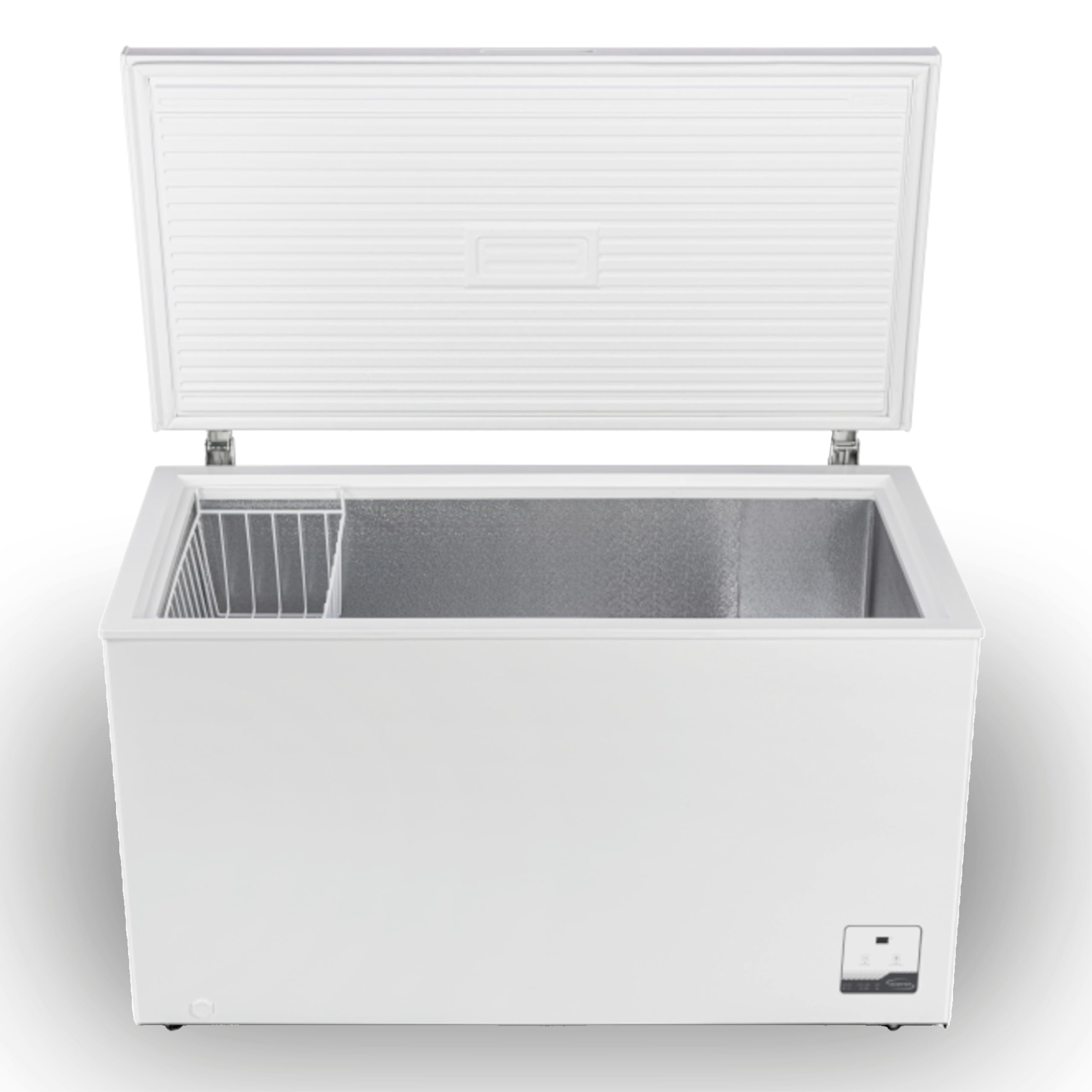 SCHOEPF – GT400S Gefriertruhe 400 L – Weiß – 83,5 x 136,5 x 73,5 cm – Dual Modus – Schnellgefrieren – 41 dB – 263 kWh/Jahr – 4-Sterne-Kennzeichnung – Freistehend