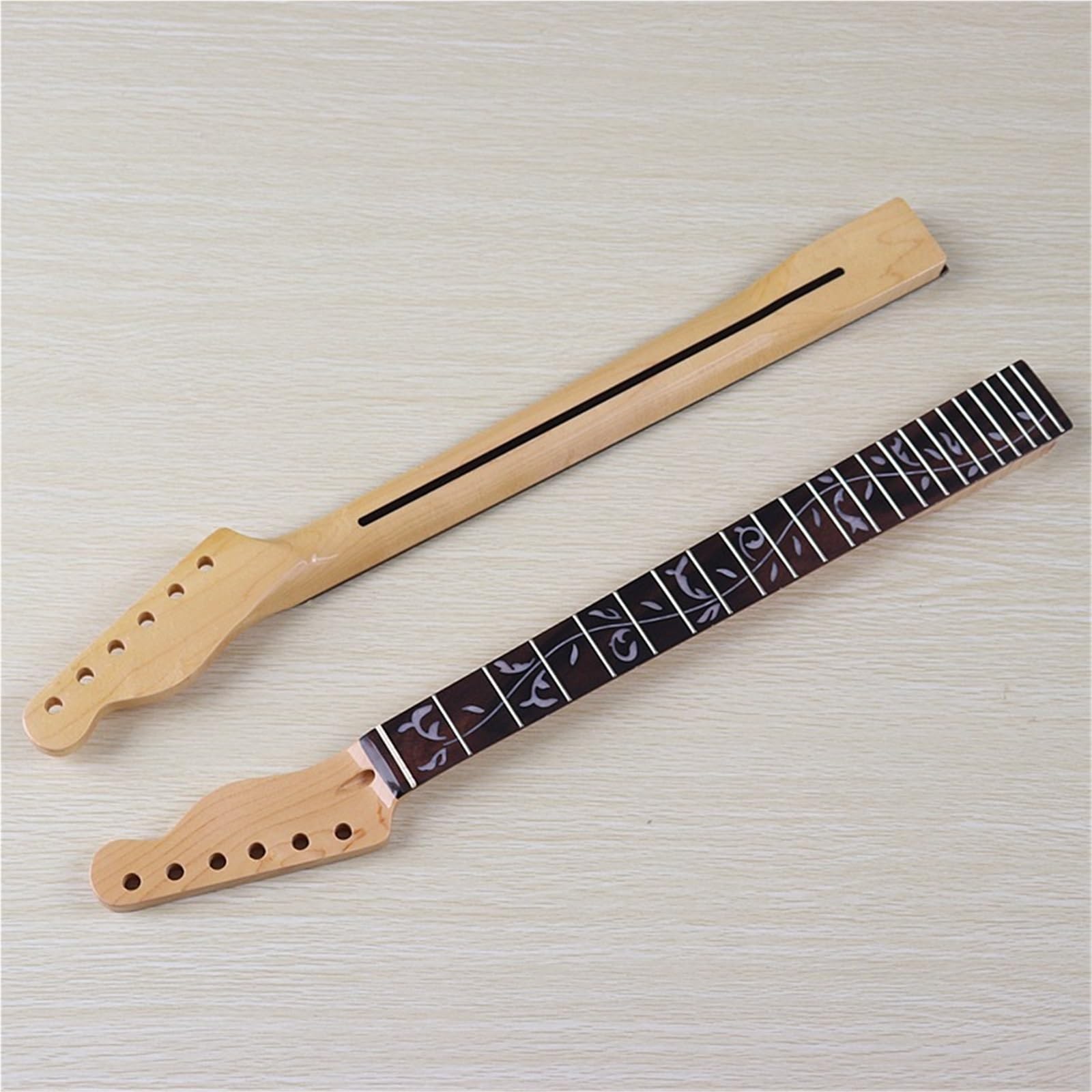 Gryf gitary DIY Gitara Elektryczna 6 Strunowa Z 22 Progami I Podstrunnicą Z Palisandru Rzeźbiona Modyfikowana Szyjka DIY