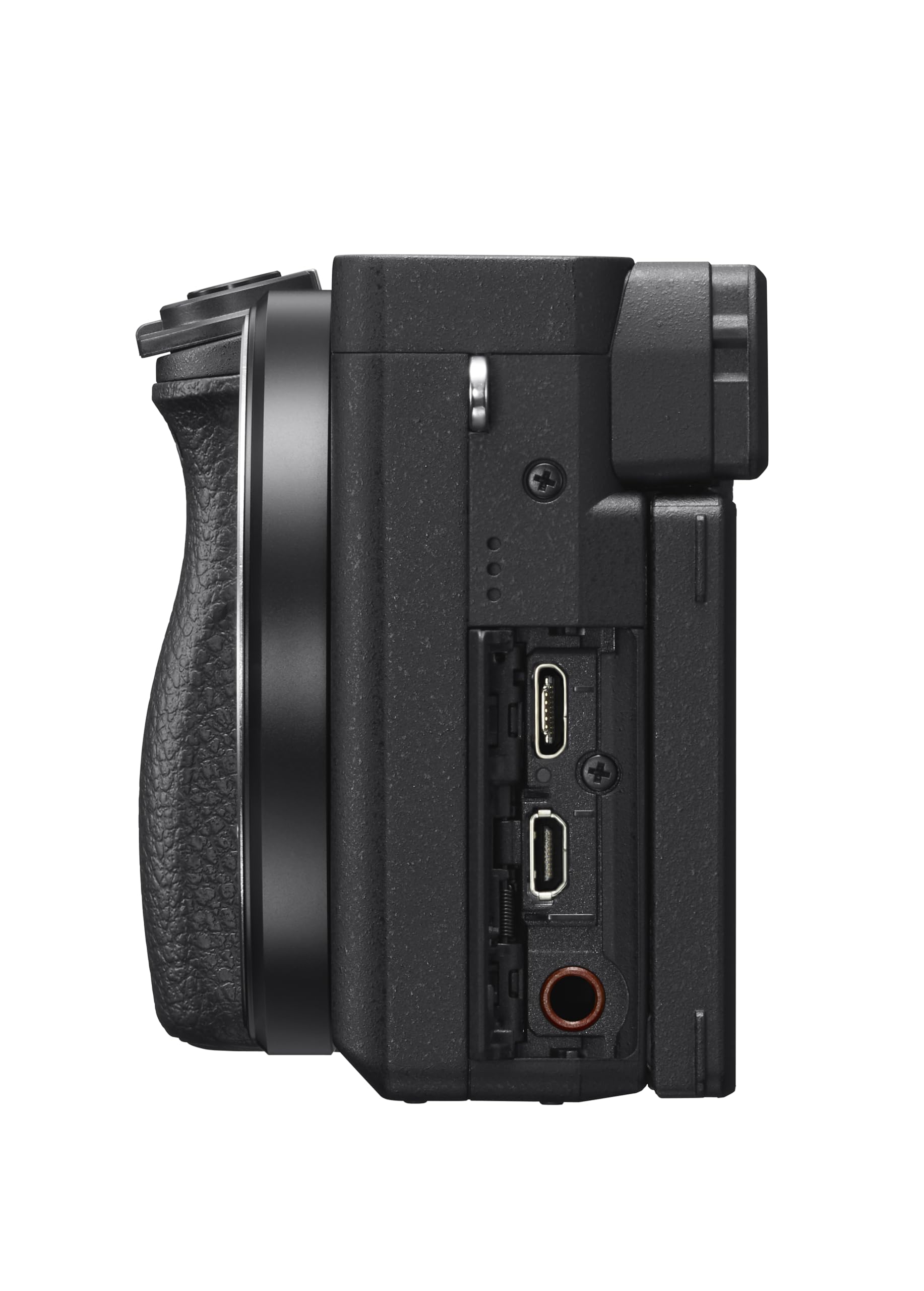 Sony Alpha 6400 APS-C Spiegellose Kamera mit 16-50mm Objektiv (Schneller 0,02s Autofokus mit Augenerkennung für Mensch und Tier, 4K-Filmaufnahmen und neigbares Display für Vlogging)