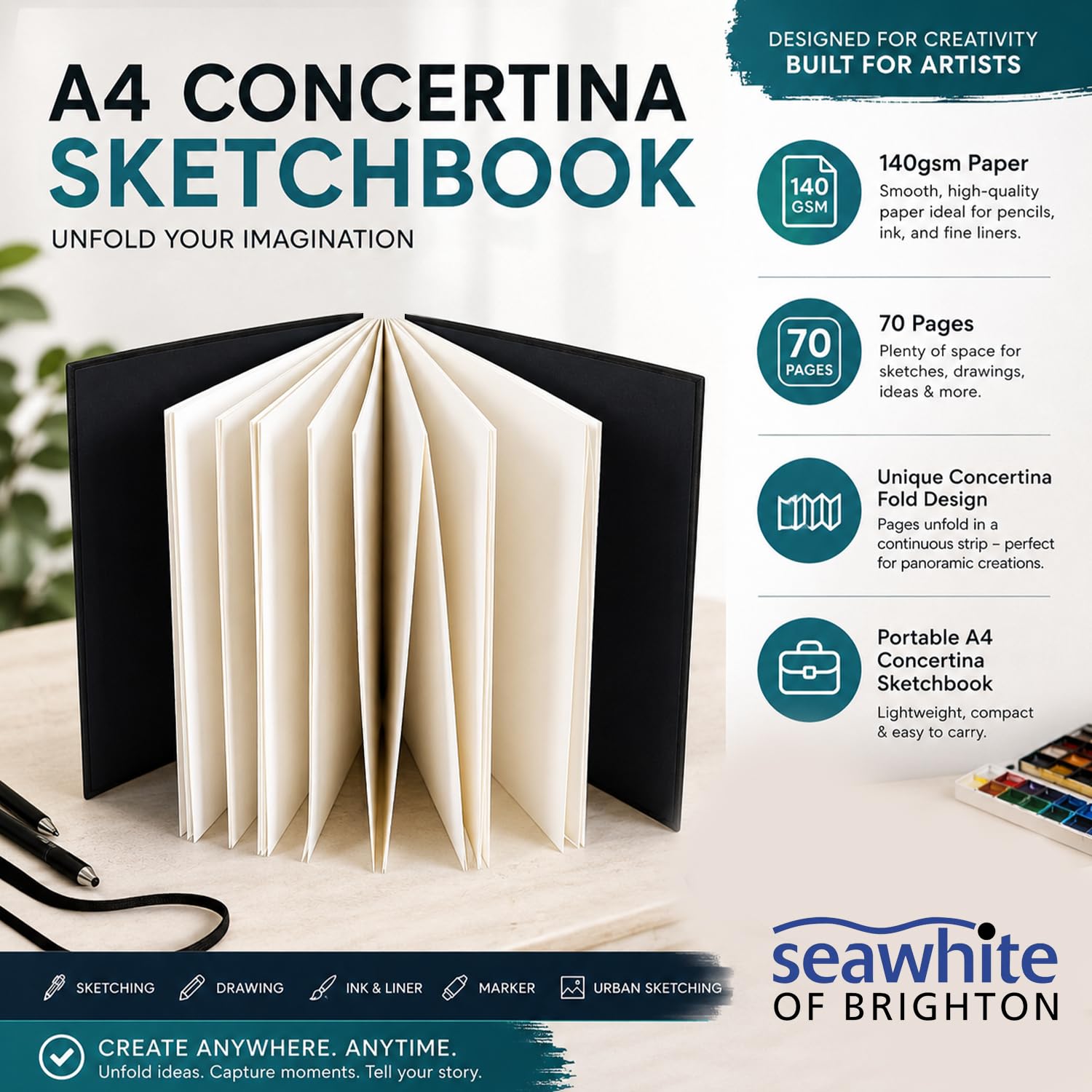 Seawhite Szkicownik Concertina A4