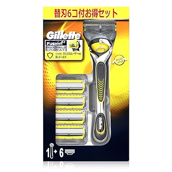 Gillette プロシールド 5+1 替え刃 4個入 × 6 Amazon.co.jp: P&G ジレット プロシールド5+1 パワー ホルダー